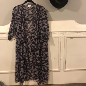 Lularoe Purple Feather Shirley